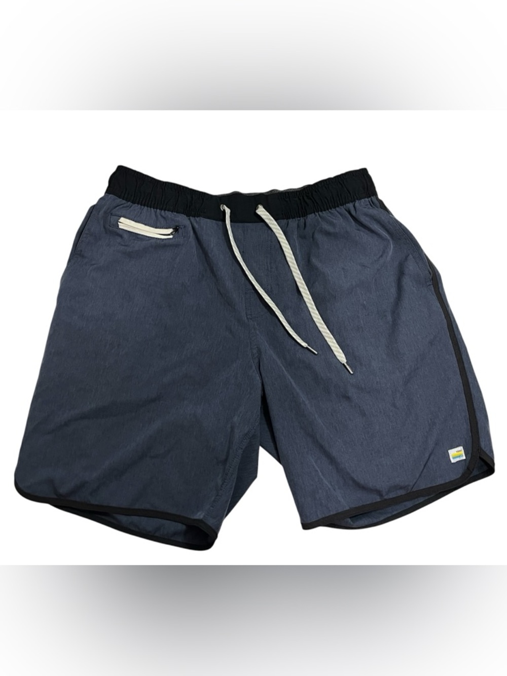 Vuori Banks Short Unlined 7” Size Large Blue